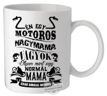 Motoros nagymama bögre