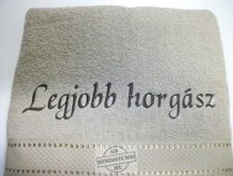 Hímzett legjobb horgász törölköző