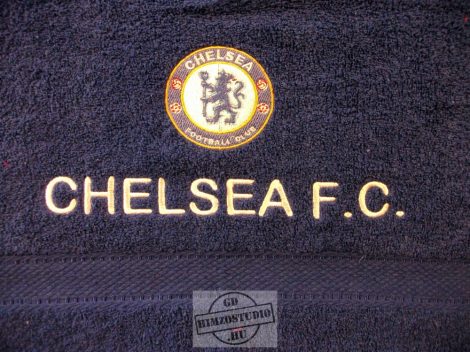 Hímzett Chelsea törölköző