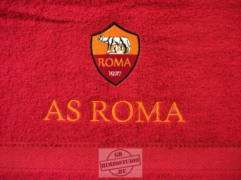 Hímzett AS Roma törölköző