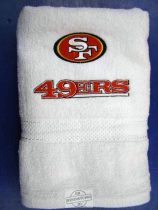 Hímzett San Francisco 49ers törölköző